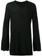 Julius - Loose-fit Sweater - Men - Ramie/rayon - 2, Black, Ramie/rayon