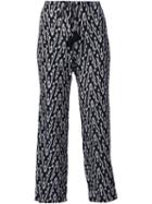 Figue 'zamba' Ikat Print Cropped Trousers