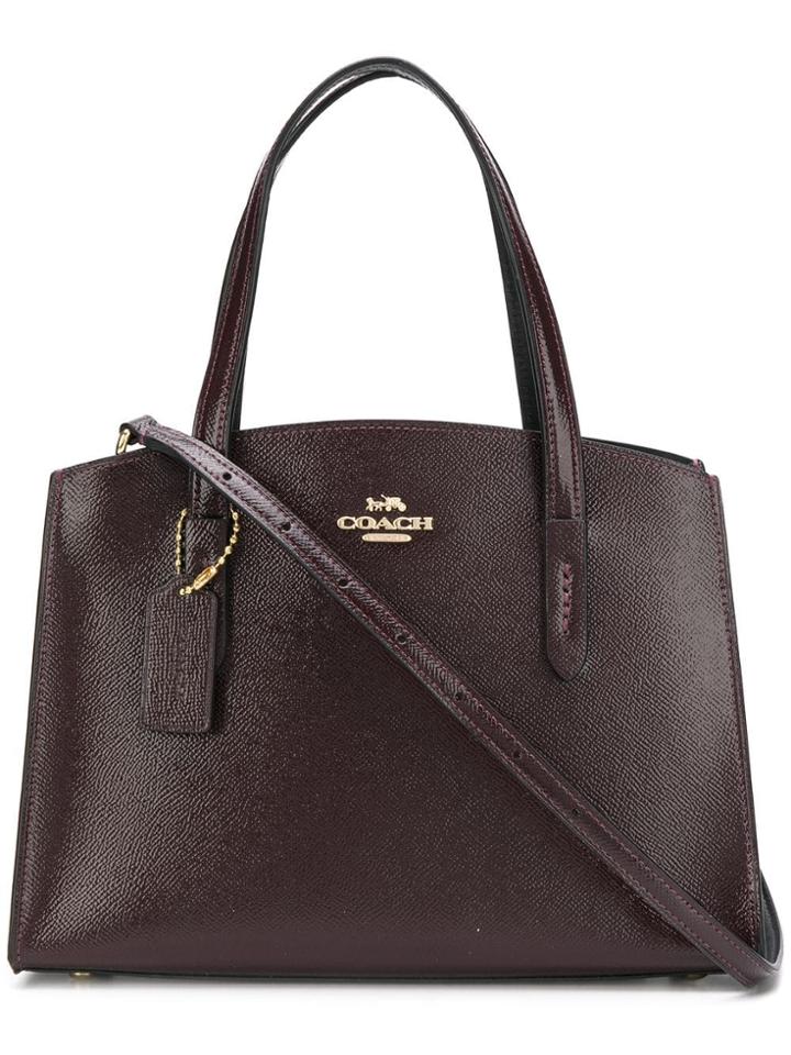 Coach Charlie Carryall 28 Bag - Pink & Purple