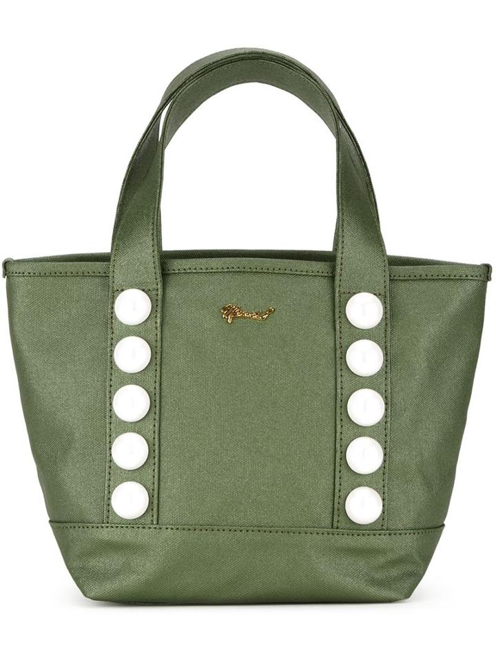 Muveil Faux Pearl Shopper Tote, Women's, Green