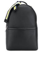 Calvin Klein Striped Webbed Ribbon Backpack - Black