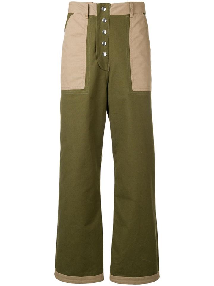 Marni Loose Fit Trousers - Green