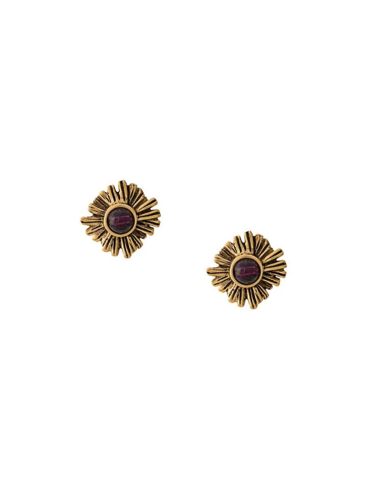 Goossens Trefle Puce Earrings - Gold