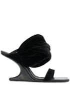 Rick Owens Oversized Ankle Strap Sandals - Black