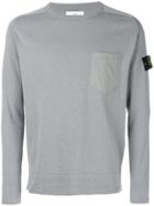 Stone Island Long-sleeve Logo Sweatshirt - Grey