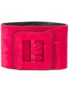 Yves Saint Laurent Vintage Wide Belt, Women's, Size: 38, Red