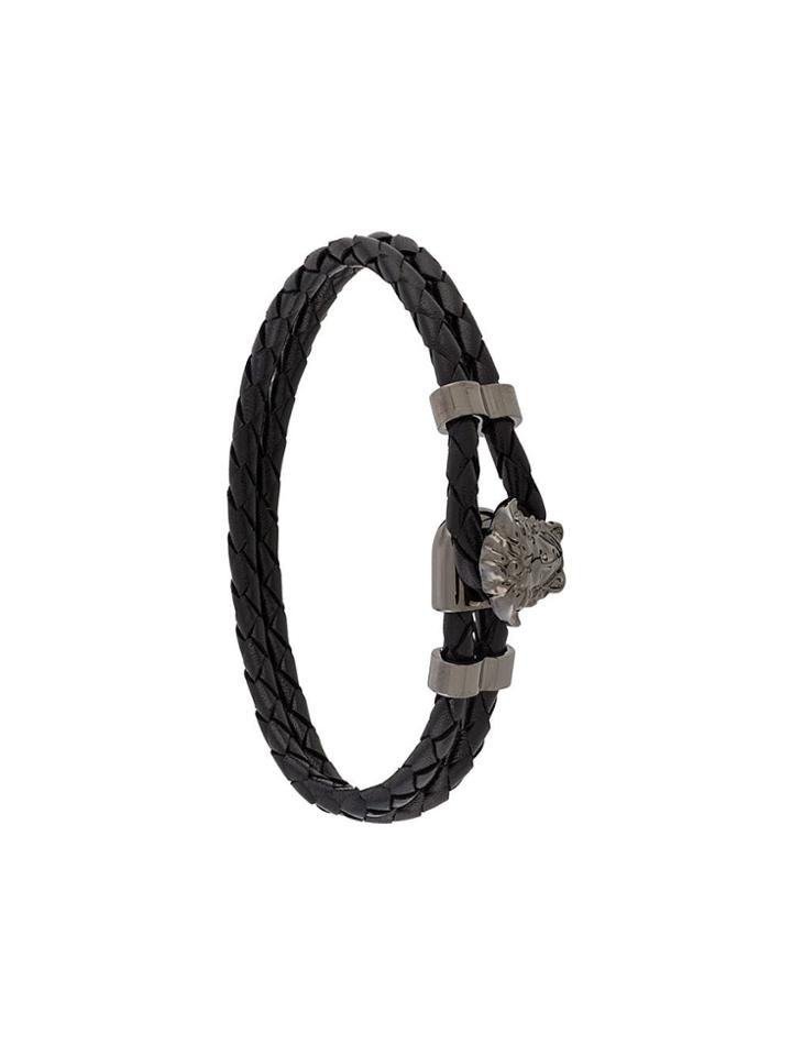 Versace Medusa Head Knot Bracelet - Black