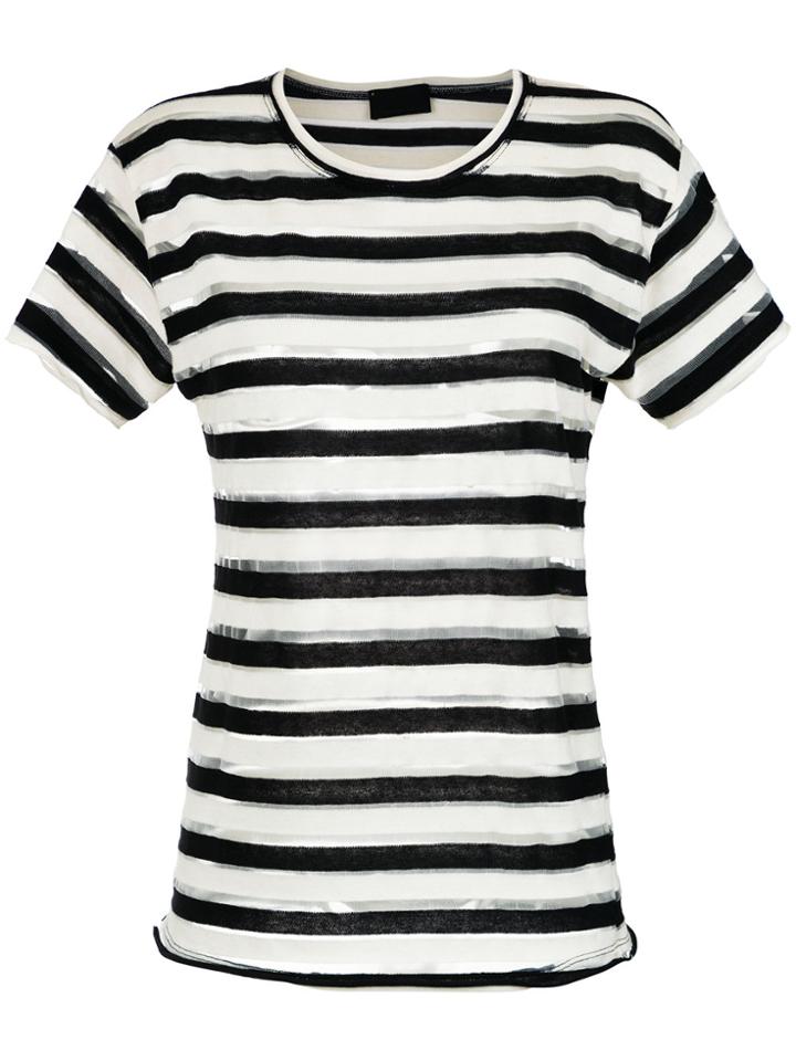 Andrea Bogosian Striped T-shirt - Black