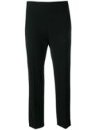 Max Mara Mid-rise Slim-fit Trousers - Black