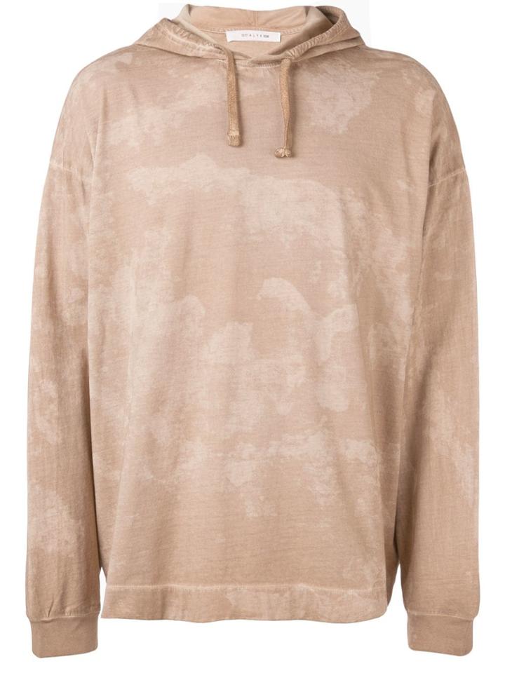 1017 Alyx 9sm Camouflage Print Logo Hoodie - Neutrals