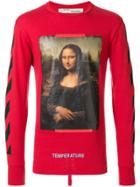 Off-white Diag Mona Lisa Sweatshirt - Red