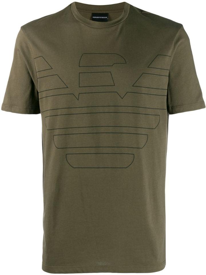 Emporio Armani Printed Eagle Logo T-shirt - Green