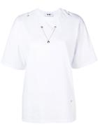 Msgm Pendant Detail T-shirt - White