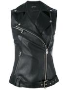 Jitrois Sleeveless 'rider Jacket - White