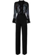 Ermanno Scervino Sheer Top Jumpsuit