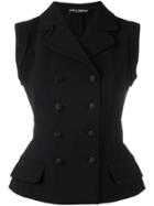 Dolce & Gabbana Tailored Waistcoat - Black