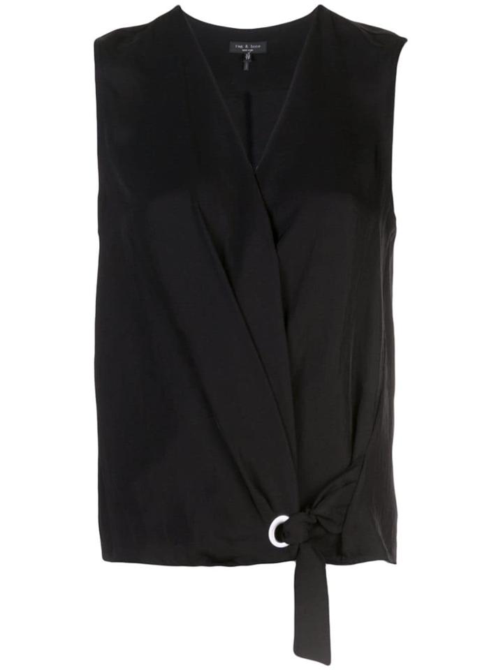 Rag & Bone Wrap-around Top - Black