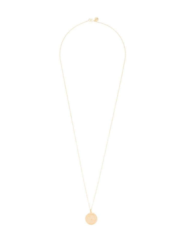 Undercover Medal Pendant Necklace - Gold