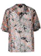3.1 Phillip Lim Palm Trees Print Shirt - Black