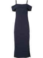 Elizabeth And James Side Slit Shift Dress - Blue