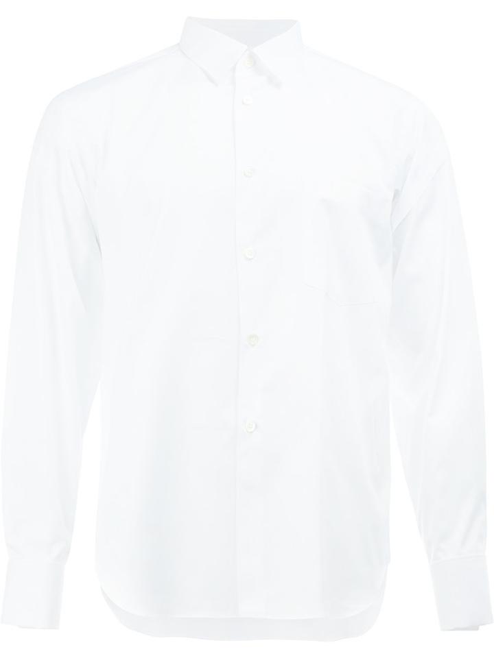 Comme Des Garçons Homme Plus - Classic Long Sleeve Shirt - Men - Cotton - L, White, Cotton