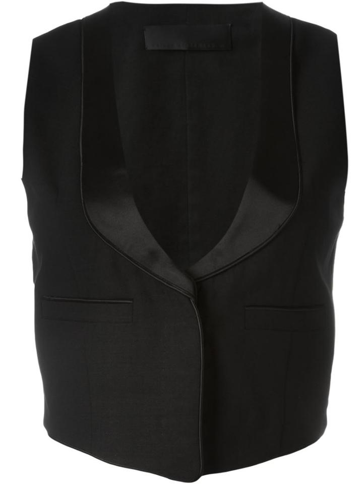 Haider Ackermann 'tuxedo' Waistcoat, Women's, Size: 36, Black, Silk/cotton/virgin Wool