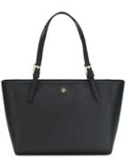Tory Burch Small York Buckle Tote, Women's, Black, Leather