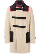 No21 Hooded Shearling Coat - Nude & Neutrals