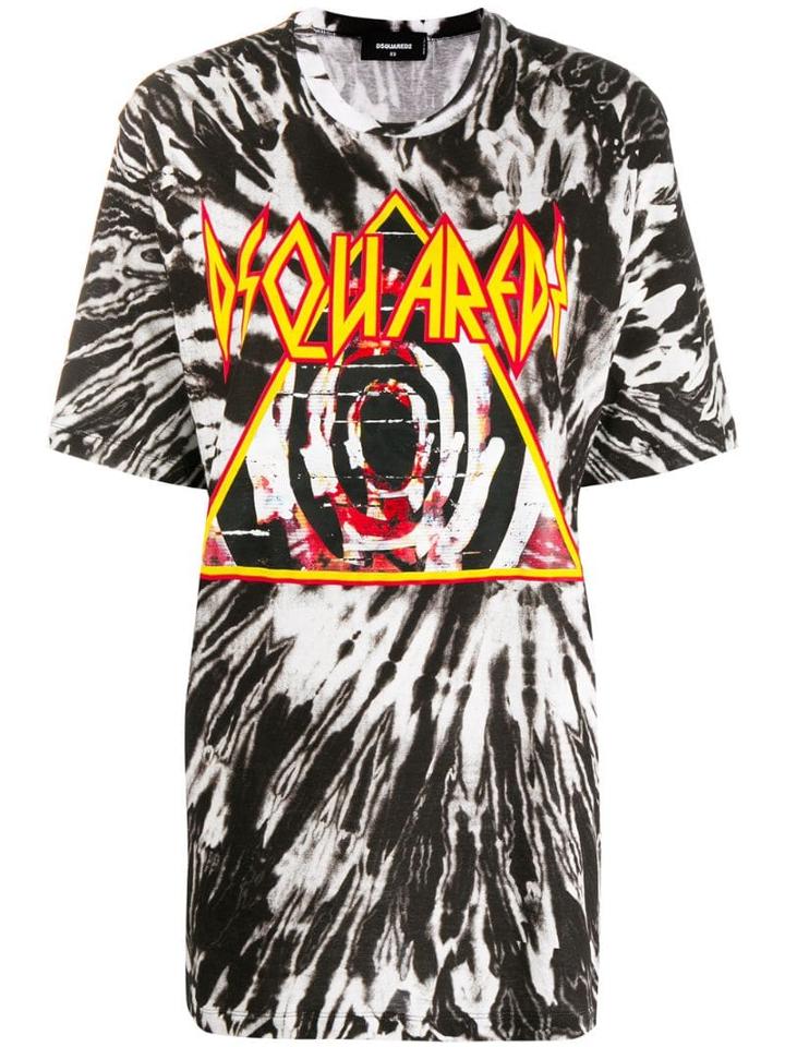 Dsquared2 Tie-dye T-shirt - Black