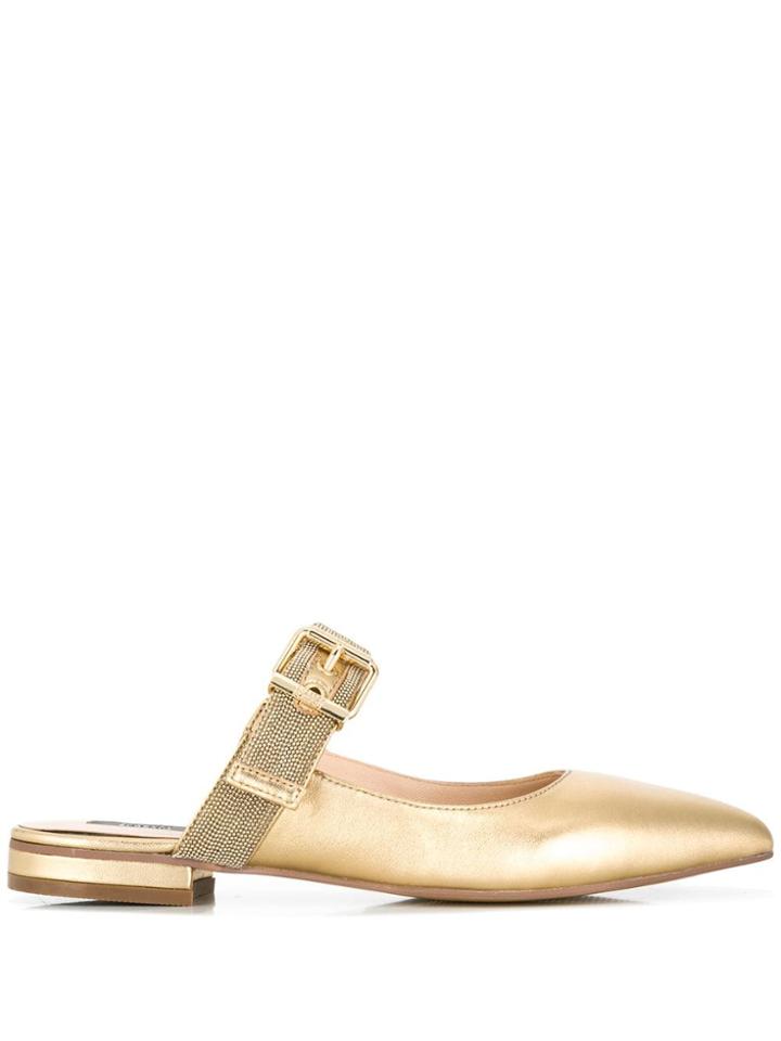 Steffen Schraut Low-heel Mules - Gold