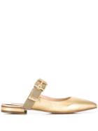Steffen Schraut Low-heel Mules - Gold