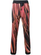 Nicopanda Fur Print Track Pants