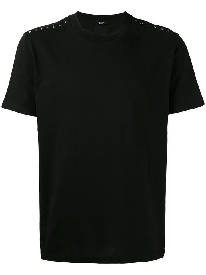 Valentino - Untitled T-shirt - Men - Cotton - M, Black, Cotton