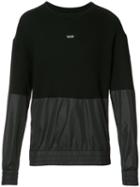 Mostly Heard Rarely Seen Paneled Sweatshirt, Men's, Size: Xxl, Black, Cotton/nylon/polyester