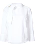 Ulla Johnson Side Bow-tie Shirt - White