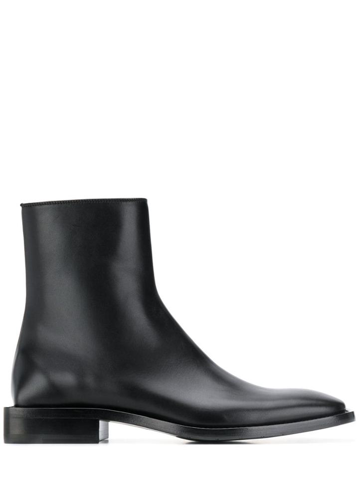 Balenciaga Square Toe Boots - Black