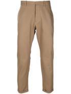 Marni Cropped Chino Trousers - Brown