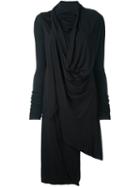 Rick Owens Lilies 'aida' Drape Effect Top, Women's, Size: 42, Black, Cotton/viscose