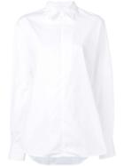 Aalto Oversized Zipped Shirt - White