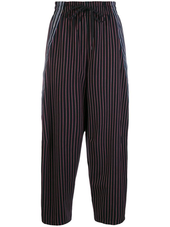 See By Chloé Striped Tapered Joggers - Blue