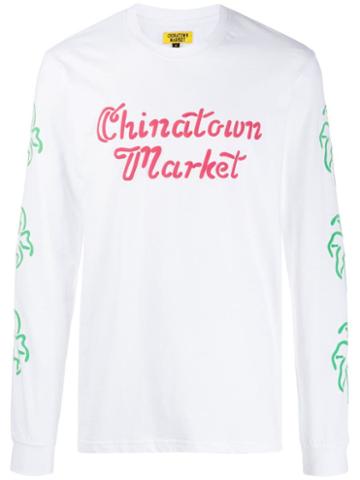Chinatown Market Logo Print T-shirt - White