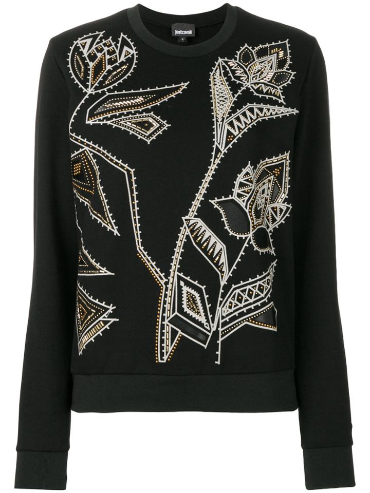 Just Cavalli Studded Jumper - Black