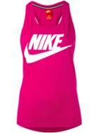 Nike - Logo Print Vest Top - Women - Polyester/modal - L, Pink/purple, Polyester/modal