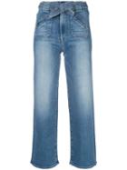Mother The Tie Patch Rambler Jeans - Blue
