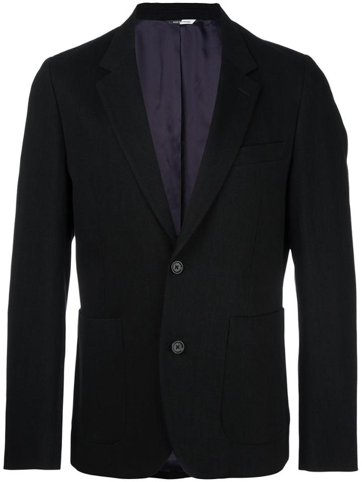 Ps By Paul Smith Two Button Blazer - Black