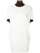 By Malene Birger High Neck T-shirt Dress - Nude & Neutrals
