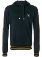 Dolce & Gabbana Military Style Hoodie - Blue