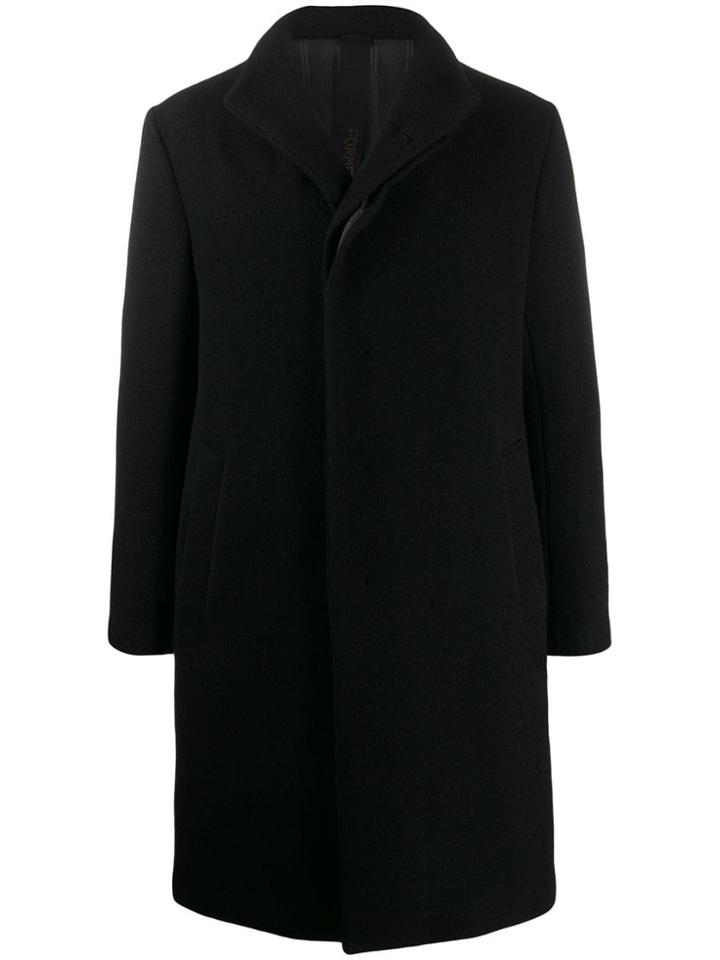 Forme D'expression High Neck Coat - Black