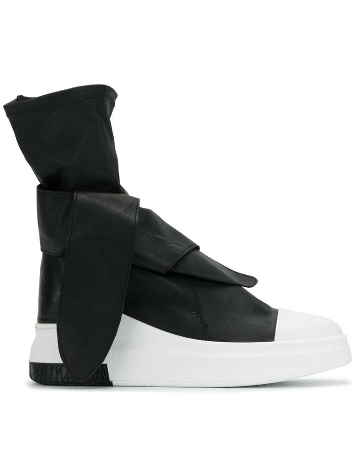 Cinzia Araia Knot Detail Hi-top Sneakers - Black