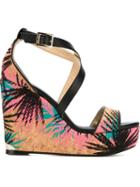 Jimmy Choo Portia Sandals, Women's, Size: 35, Black, Cork/leather